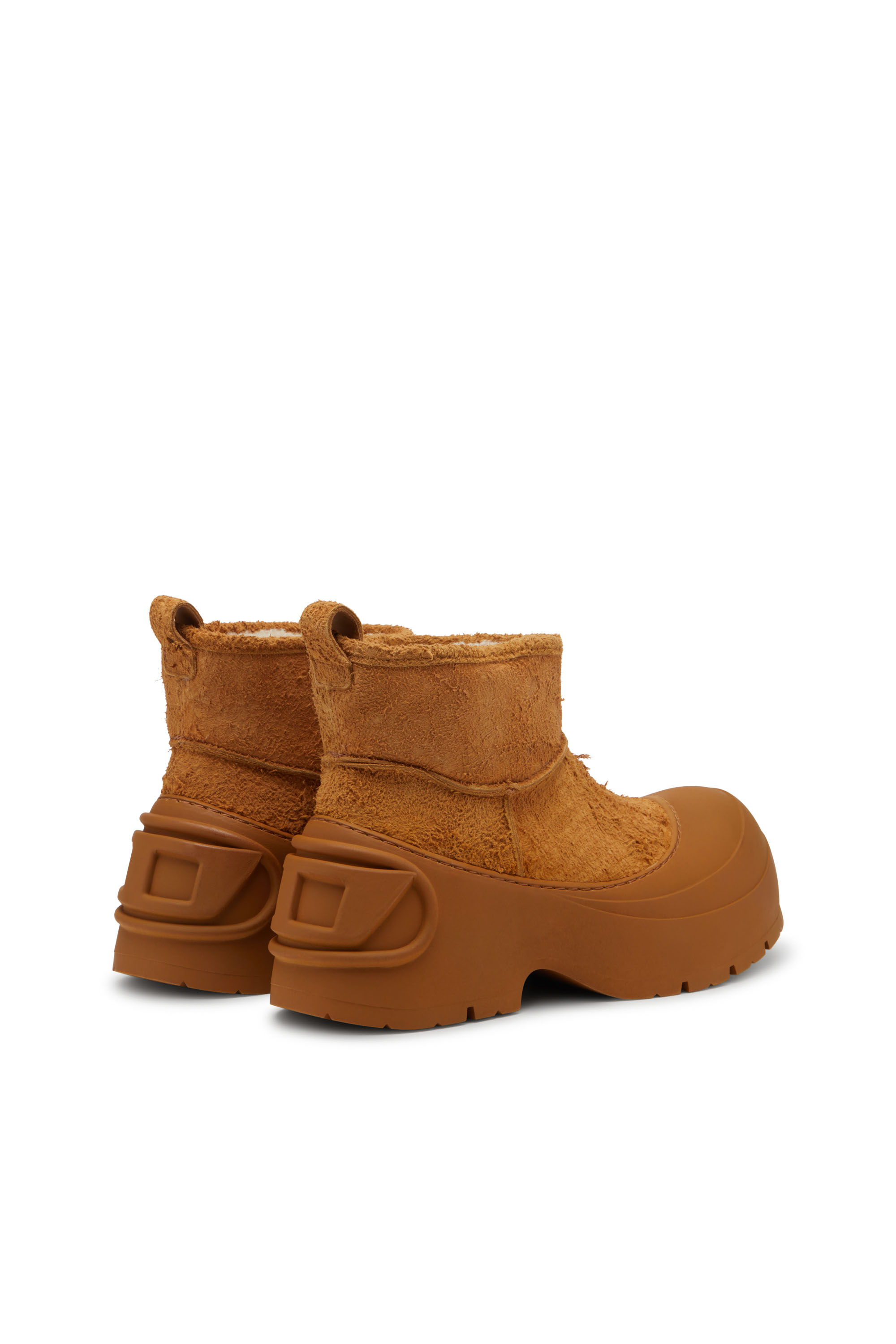 Diesel - D-DONALD MONTONE, Man's D-Donald-Chunky ankle boot with lug sole in Brown - 4